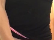 TS Traci Ann SHoots CUM at the Camera X X X Huge Tranny Load X X X