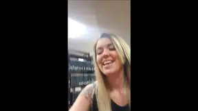 Kinky College Coed Gets Off Masturbating Quietly in Her Library