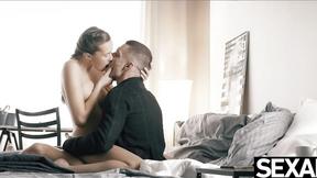 ”Watch this beautiful naked couple have wild multi orgasmic sex”