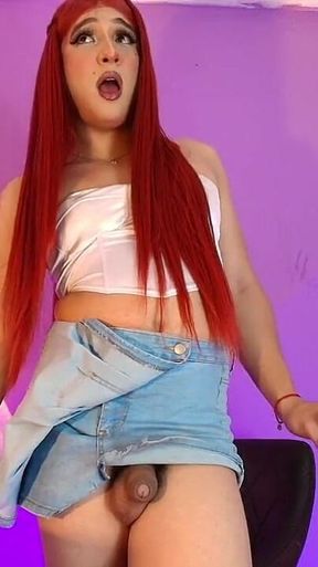 Aline Peels off Her Huge Bulge, She Starts Bouncing