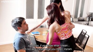 SteffCrime and LynnScream have a threesome with the new office employee