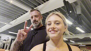 Blowjob and fuck After workout in Garage