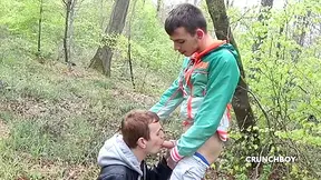 Tony Fucked By A Sexy Twink In Cruising Forest Exhib