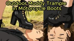 Muddy Boots Domination - Sakura's Outdoors Trampling Crush | Femdom Animation