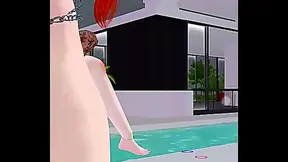 3d foursome with Souls, Vivi, Amber and Jasper