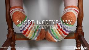 ShortLivedTyranny Under the Chair Sock Tease
