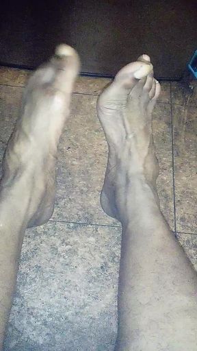 Foot Fetish Extreme Big Black Stanky Feet Fetish