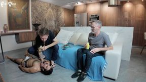 My friend discovers my real life with a slave EP 5 - Feet Vini foot size 15 (MP4-HD 1080p)