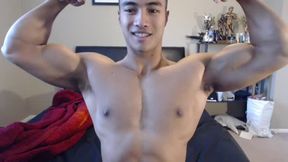 Ken Flexes and Shows Off His Muscles