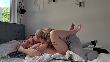 FTM Noahwaybabes Gets Tight Pussy FUCKED HARD by Steve Rickz Big Cock!