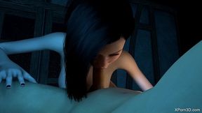 hot asian babe deepthroat facefuck asian 3d porn hentai anime