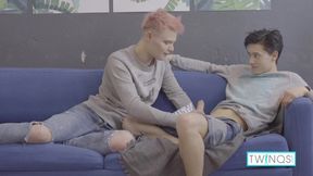 TwinQs Duo Oliver & Logan In Face & Ass Fucking Performance!