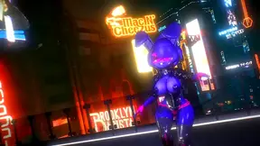 Bonnie FNF 3D Anime Girl Dances Seductively in K-pop Inspired Fantasy