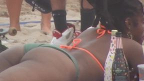 Ebony Beach Girl Erotic Video