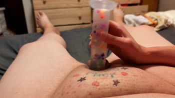Sissy Hazel's Mistress Training: Vibrating Tiny Cock to Orgasmic Bliss