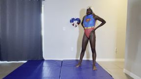 Super Girl Paris teaches Ultra GIrl Carissa Lift&Carry techniques