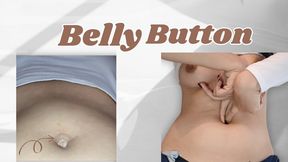 Poking and fucking my belly button