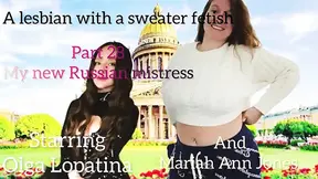 Lesbian Russian mistress seduces student
