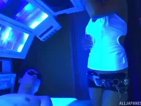 Sizzling Sex Under Black Light With Seductive Japanese Beauty Arisa