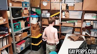 Security squad breaching thief butt in the interrogation room