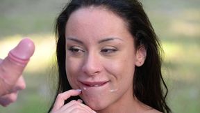enticing babe cara mella gets her pussy and ass slammed dp style during summer business trip gp3294