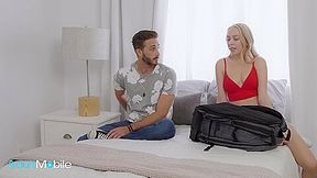 Braylin Bailey Is Happy To Return Home, Especially Since She Gets To Fuck Her Stepbro