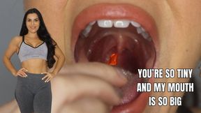 You're so tiny and my mouth is so big - OnlyVanessa
