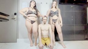 FARTING ON HIS RIDICULOUS PENIS WITH MY BEST FRIEND - BY AGATHA CHUBBY AND ISABELITA - FULL VERSION IN FULL HD