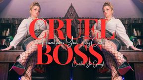 CRUEL BOSS HUMILIATES YOU! [SPH, Roleplay, Cuckold]