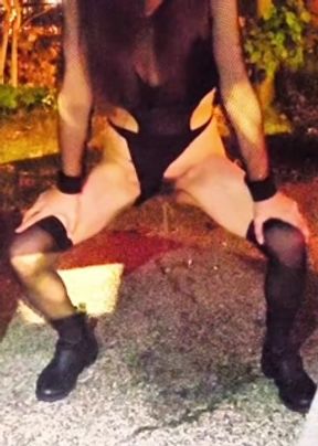 Just a little pee in the parking lot