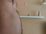 Quick belly inflation timelapse