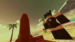 Black bull fucking femboy bunny in roblox (spanish sub)