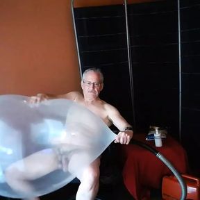 130) Giant Round Balloon Jerk and Cum by Daddy