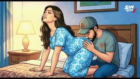 Horny Indian Aunty Seduces Young Delivery Boy at Home