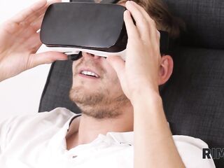 RIM4K. Relaxing ass drilling in advance of and after sex for a chap that likes VR porn