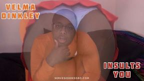 Velma Dinkley Insults You SD MP4 720p by Royal Ro with Cosplay, Verbal Humiliation, Tit Worship, Ebony Female Domination, Femdom POV, Heels Fetish, Twerking, Ebony Ass Worship, Shaved Head, Eye Glasses