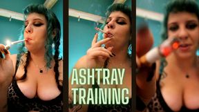 Human Ashtray Training