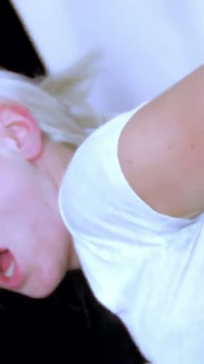 Young French blonde Milky Cooper in an anal threesome with double penetration   Clip 1