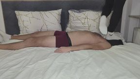 Goddess Bellafussara - sweaty gym socks trample