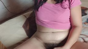 I was trying to study but I couldn't concentrate... I felt my panties soaked, sticky with discharge, pressed against my lips. I took them off to smell them up close and I got lost. I ended up rubbing myself with them until I came on the desk. Has tha
