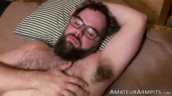 Ash Recker deepthroats cameraman's big cock until cumshot