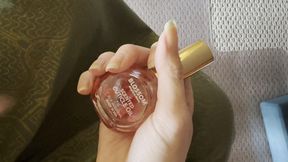 Rubbing Cuticle Oil on My Natural Toenails