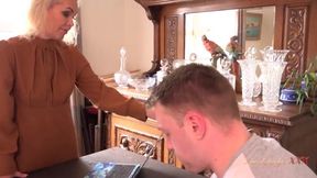 Stepmom Catches Her Stepson Watching Adult Content in Mature Fantasy Scene