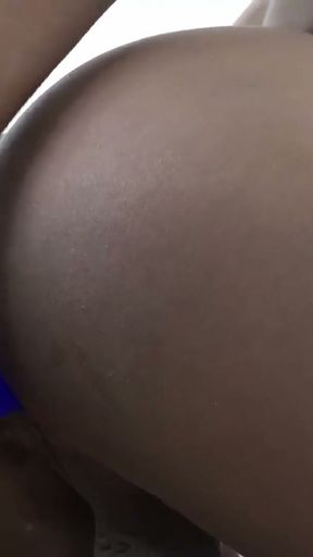 Ebony Thick Trans Sabryna Melissa Enjoys Toying Anal and Masturbation   Clip 2