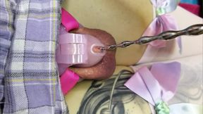 Femboy Sounding in Chastity