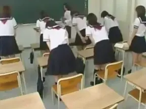 Sensual Japanese Teacher Takes Charge in Explicit Classroom Encounter