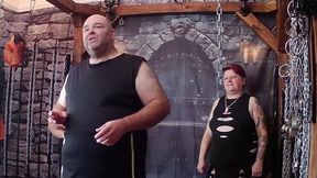 Lanista Bear Lesson on Whipping with Student Mistress Izar