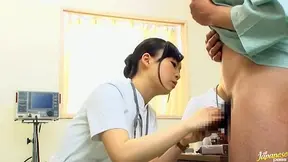 Naughty Nurse’s Secret Blowjob Drives Patient Berserk