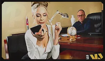 Curvy Blonde Alove Seduces in Steamy Interview Scene