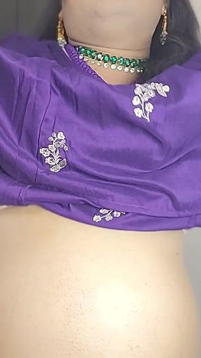 Purple Indian Wear Look